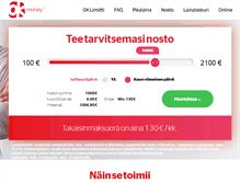 Tablet Screenshot of okmoney.fi